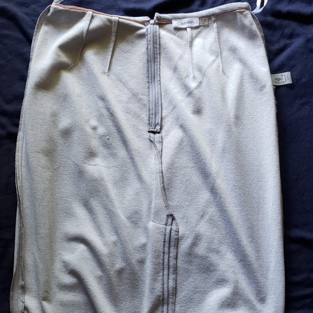 Calvin Klein Gray Cotton Skirts - Picture 5 of 6
